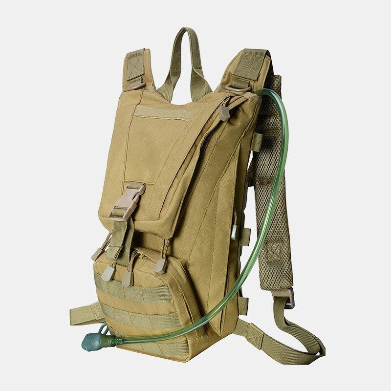 Miesten Oxford Cloth Tactical Naamiointi Outdoor Ratsastus Kiipeily Urheilu Vesipullo Taskureppu