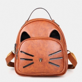 Naisten Crossbody Bag Cat Pattern Käsilaukku Crossbody Bag Reppu Treffeille Ulkona