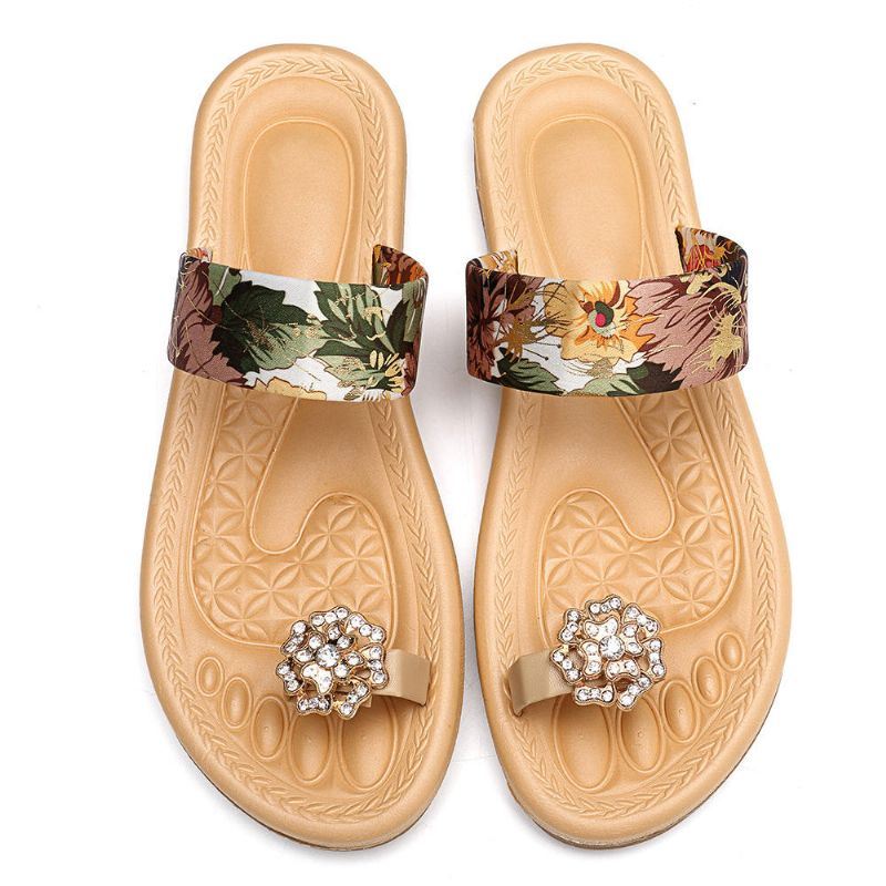 Bohemian Women Summer Flat Flip Flops Sandaalit