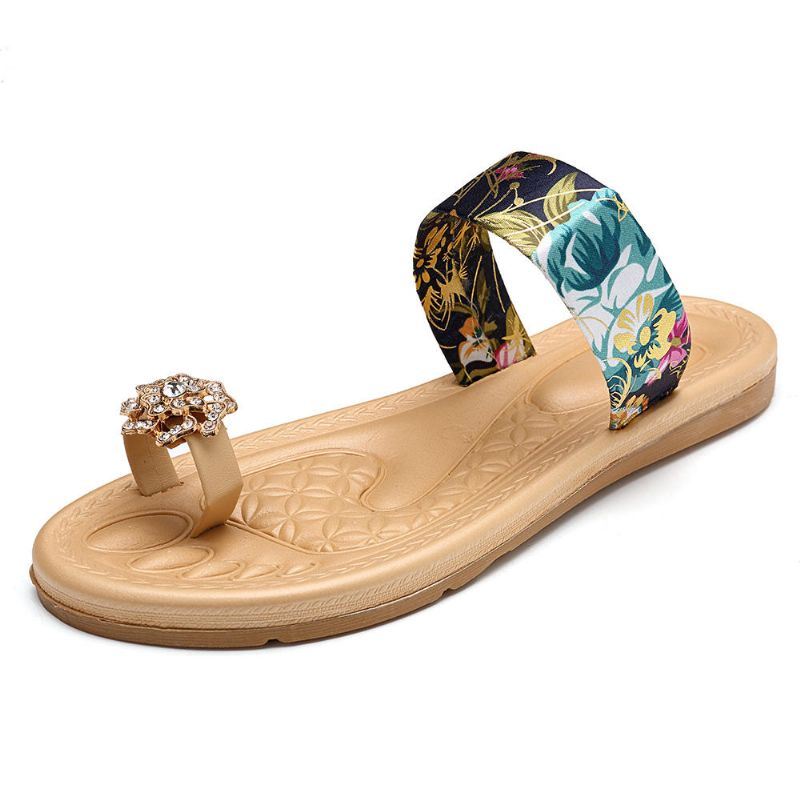 Bohemian Women Summer Flat Flip Flops Sandaalit