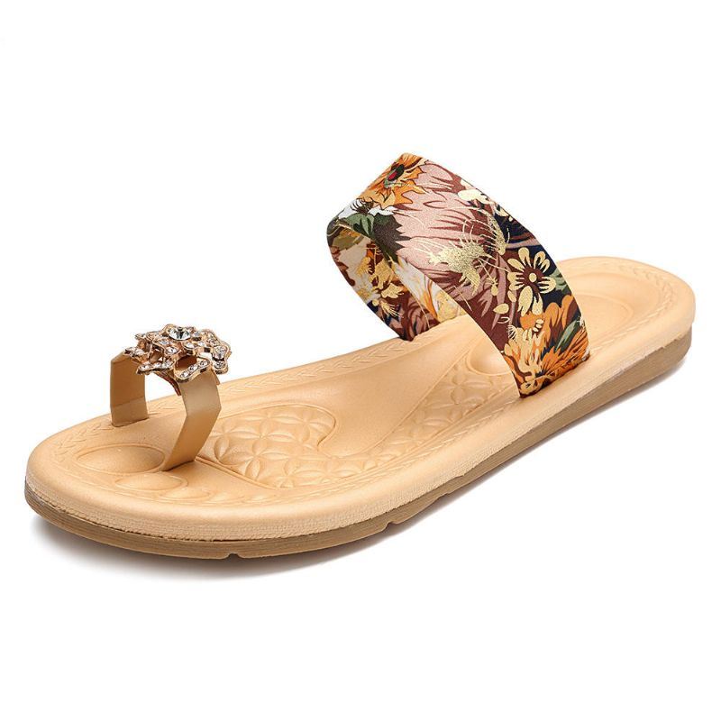 Bohemian Women Summer Flat Flip Flops Sandaalit