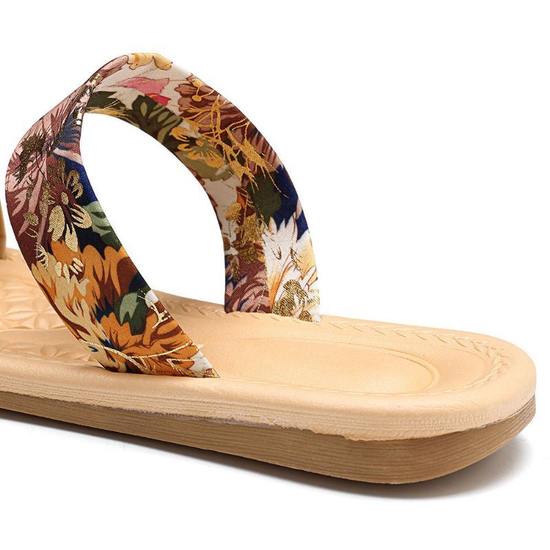 Bohemian Women Summer Flat Flip Flops Sandaalit