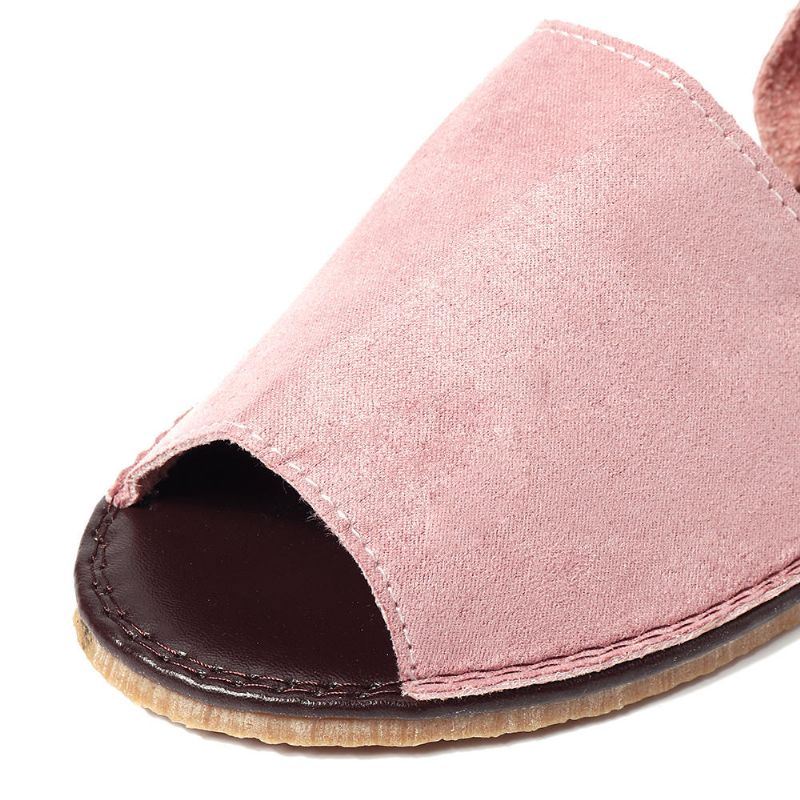 Naisten Kesäiset Kalasuu-sandaalit Kengät