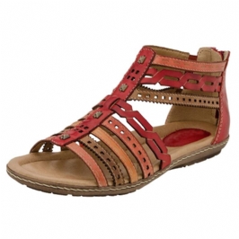 Naisten Roomalaiset Avokärkiset Pehmeät Gladiator-sandaalit