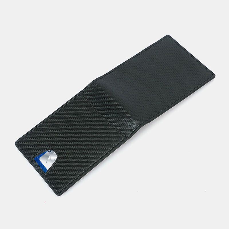 Miesten Monikäyttöinen Business Carbon Fiber Us Dollar Clip Card Vaihto Lyhyt Monikortti Slot Lompakko