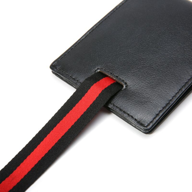 Miesten Slim Bifold Blocking Lompakot Retro Casual Aitoa Nahkaa Lyhyt Monikorttipaikka Korttipidike Rahaklipsi