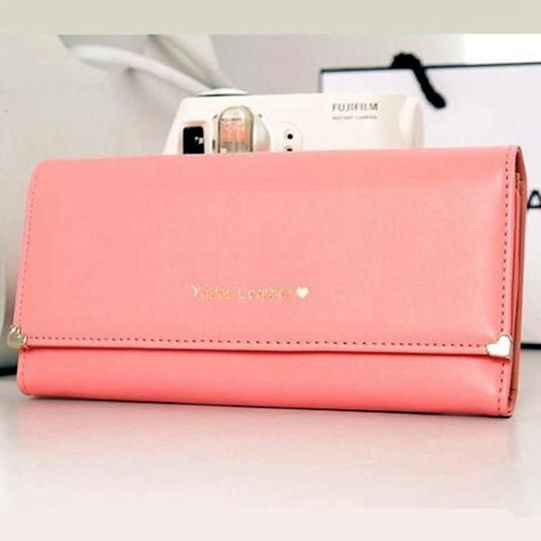 Naisten Clutch Mattanahkainen Lompakko Lady Card Holder Kukkaro Käsilaukku