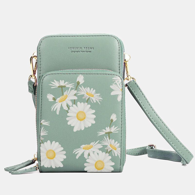 Naisten Daisy Clutch Bag Korttilaukku Puhelinlaukku Crossbody Bag