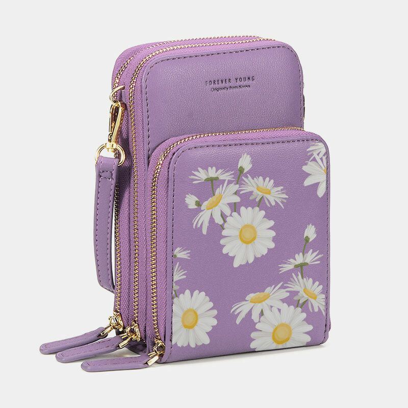 Naisten Daisy Clutch Bag Korttilaukku Puhelinlaukku Crossbody Bag