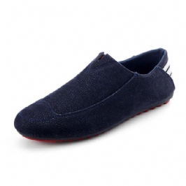 Miesten Kengät Flats Mukavat Pehmeät Hengittävät Rento Outdoor Slip On Flats Loafers Kengät