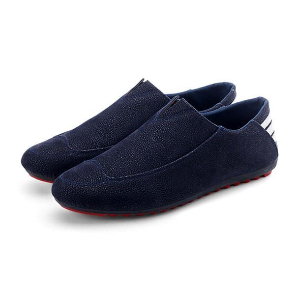 Miesten Kengät Flats Mukavat Pehmeät Hengittävät Rento Outdoor Slip On Flats Loafers Kengät