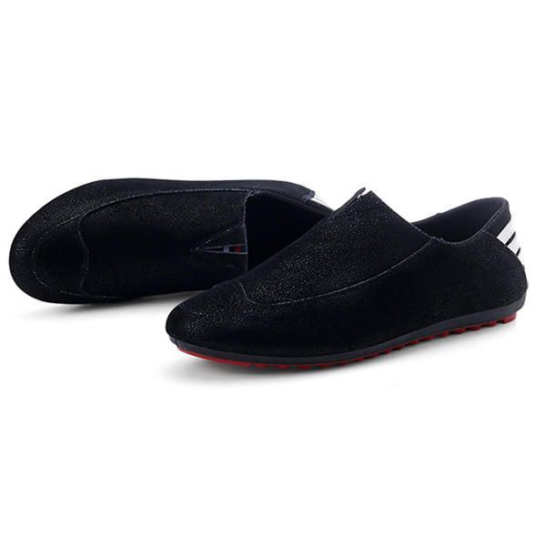 Miesten Kengät Flats Mukavat Pehmeät Hengittävät Rento Outdoor Slip On Flats Loafers Kengät