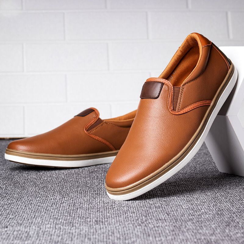 Miesten Retro Pehmeä Kävelypohja Rennot Business Loafers