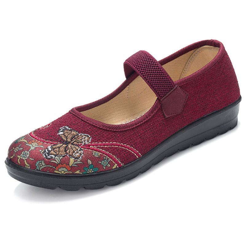 Naisten Mukavat Liukumattomat Kuminauhat Mary Jane Flat Loafers