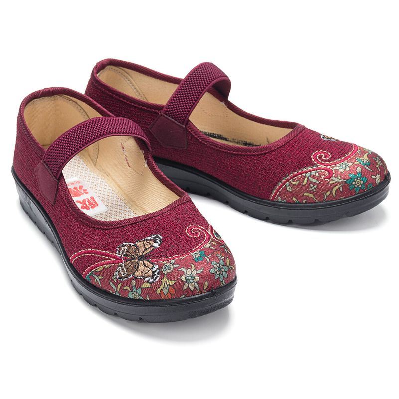 Naisten Mukavat Liukumattomat Kuminauhat Mary Jane Flat Loafers