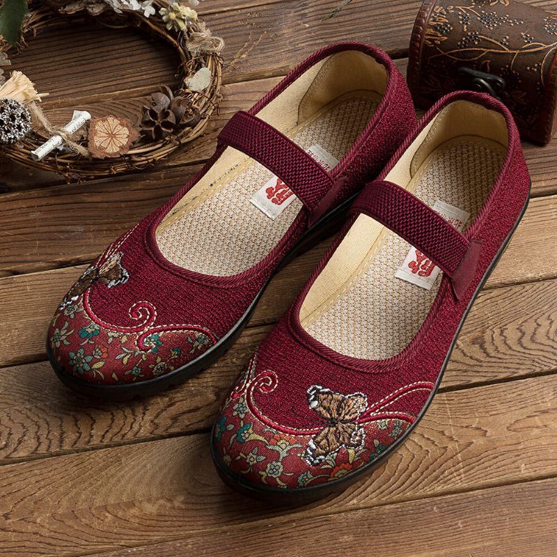 Naisten Mukavat Liukumattomat Kuminauhat Mary Jane Flat Loafers