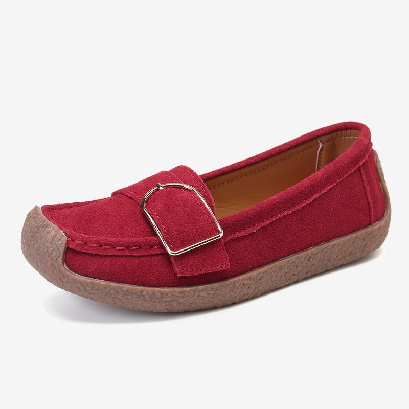 Naisten Pehmeä Pohjasolki Hengittävä Rento Slip On Flats