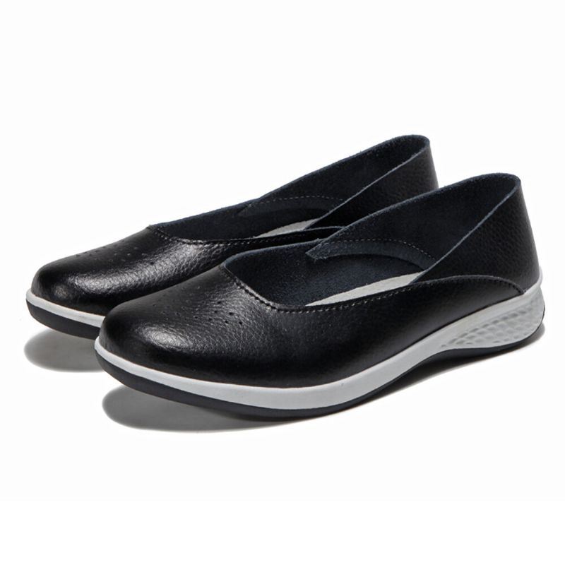 Naisten Rennot Pehmeät Tikkaukset -slip On Flats -loaferit