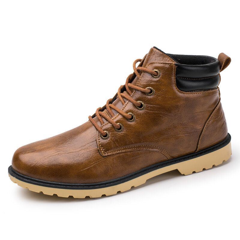 Miesten Retro Outdoor Mukavat Liukumattomat Casual Tooling Boots