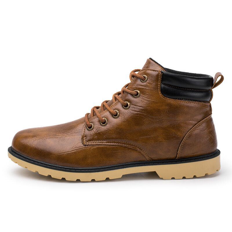 Miesten Retro Outdoor Mukavat Liukumattomat Casual Tooling Boots