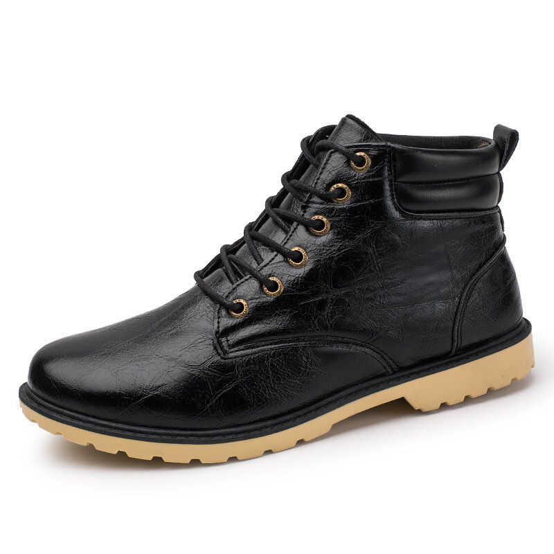 Miesten Retro Outdoor Mukavat Liukumattomat Casual Tooling Boots