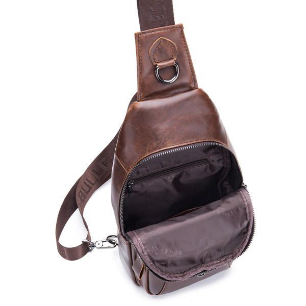 Aito Nahkalaukku Vintage Sling Bag Rintalaukku Miehille