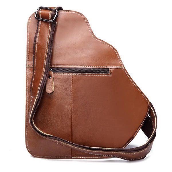 Bullcaptain® Miesten Aidosta Nahasta Valmistettu Kantolaukku Business Casual Outdoor Crossbody -laukku Ipad Minille