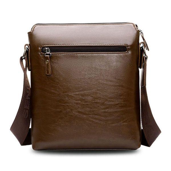 Miesten Business Messenger Bag Solid Crossbody -olkalaukku