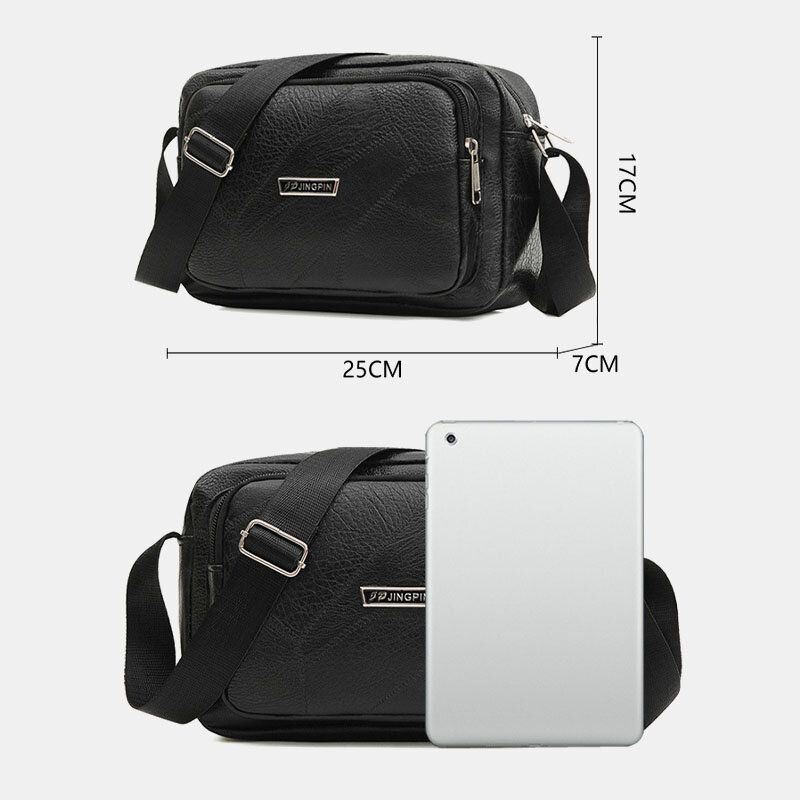 Miesten Business Vedenpitävä Selkä Varkaudenesto Tasku Monitoimi Crossbody Laukku Olkalaukku