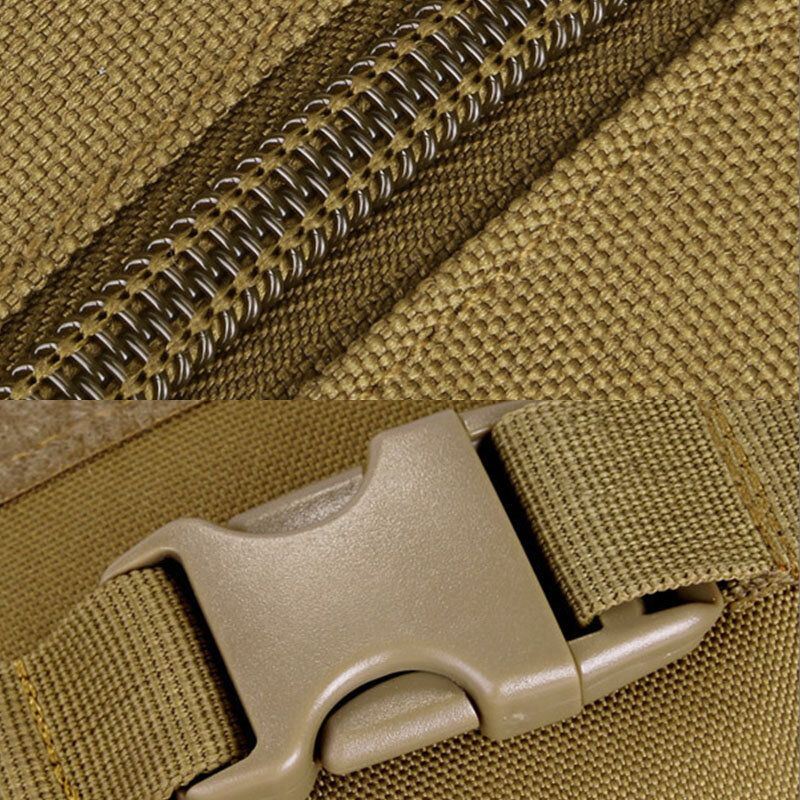 Miesten Camo Pattern -monitoiminen Suuri Kapasiteetti Ulkomatka-taktinen Laukku Crossbody Laukku Olkalaukku Neliömäinen Laukku