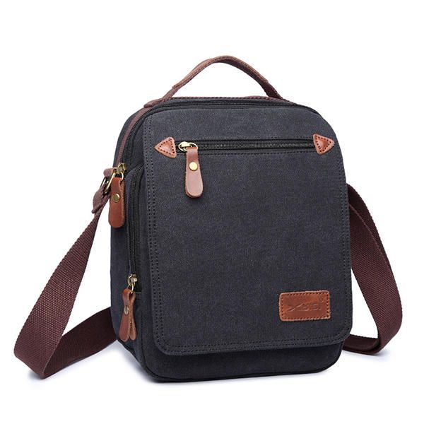 Miesten Kangaskäsilaukku Ipad Bag Outdoor Crossbody -laukku