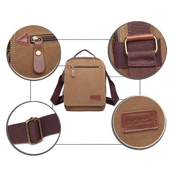 Miesten Kangaskäsilaukku Ipad Bag Outdoor Crossbody -laukku