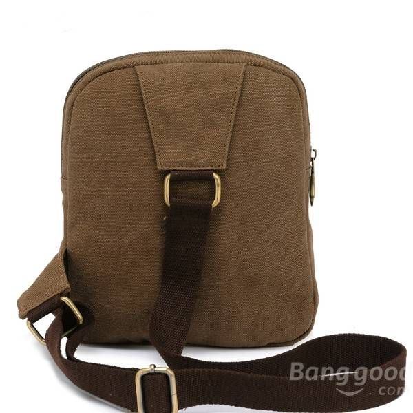 Miesten Naisten Casual Canvas Olkalaukut Rintapakkaus Messenger Bag