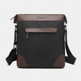 Miesten Nylon Casual Patchwork Vedenpitävä Kulumisenkestävä Crossbody Laukku