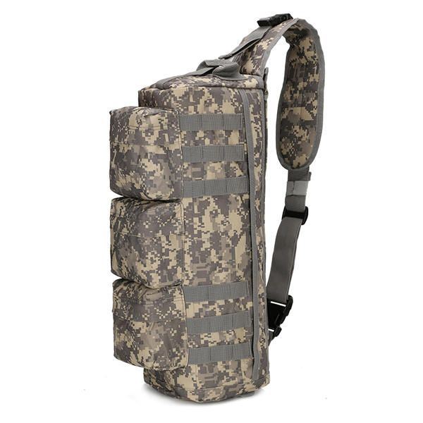 Miesten Nylon Tactical Outdoor Sport Cs Crossbody Laukku Vaellusrintalaukku