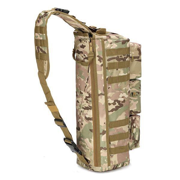 Miesten Nylon Tactical Outdoor Sport Cs Crossbody Laukku Vaellusrintalaukku