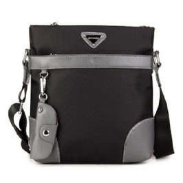 Miesten Oxford Leisure Crossbody Bag Business Olkalaukku Avaimenperä