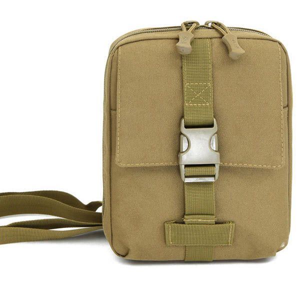 Miesten Tactical Nylon Multifunction Mini Tool Pussi Crossbody Laukku Ipad Olkalaukku