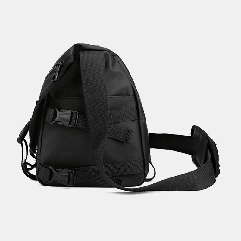 Miesten Unisex Iso Kapasiteetti Takavarkaudenesto Tasku Crossbody Laukut Minimalistinen Solki Nailon Messenger Bag Olkalaukku