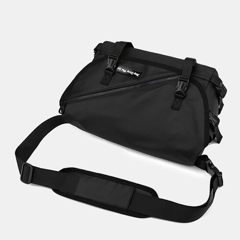 Miesten Unisex Iso Kapasiteetti Takavarkaudenesto Tasku Crossbody Laukut Minimalistinen Solki Nailon Messenger Bag Olkalaukku