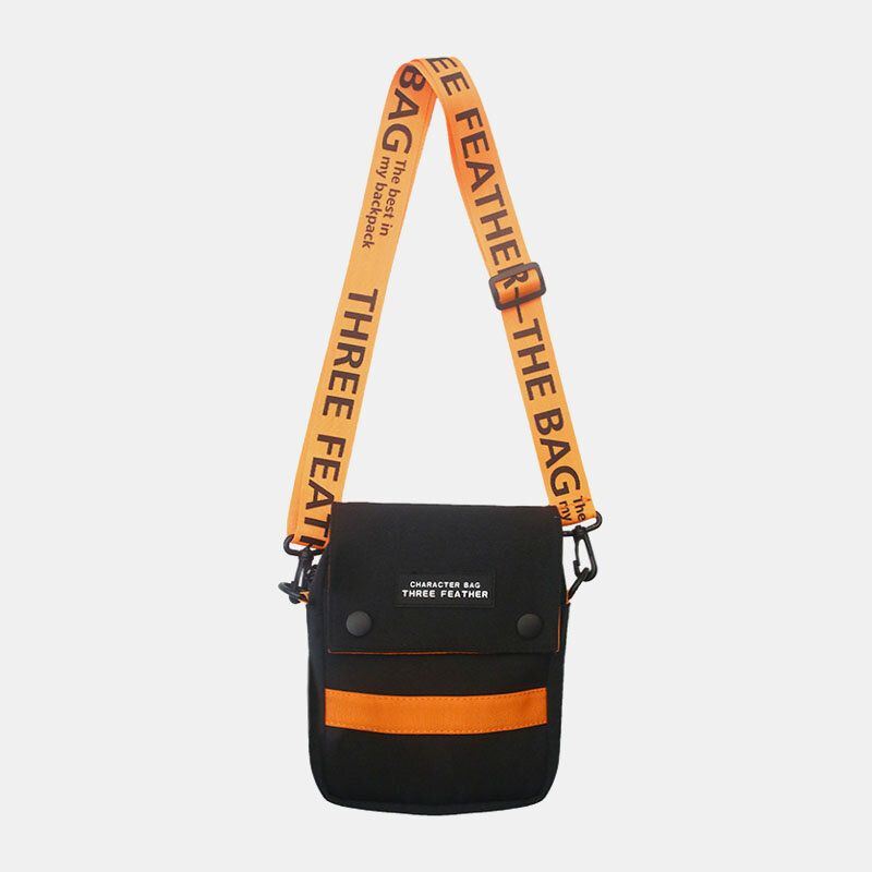 Miesten Unisex-nylon Minimuoti Rento Ulkoilu Hip-hop Crossbody Laukku Olkalaukku