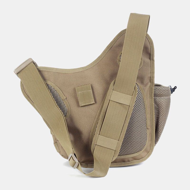 Miesten Unisex Oxford Kangas Tactical Naamiointi Outdoor Game Ratsastus Multi-carry Satulalaukku Crossbody Laukku Vyötärölaukku Reppu