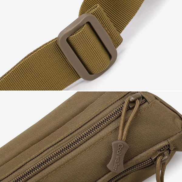 Miesten Vapaa-ajan Nylon Vedenpitävä Urheilullinen Crossbody-laukut Monitoimilaukut R