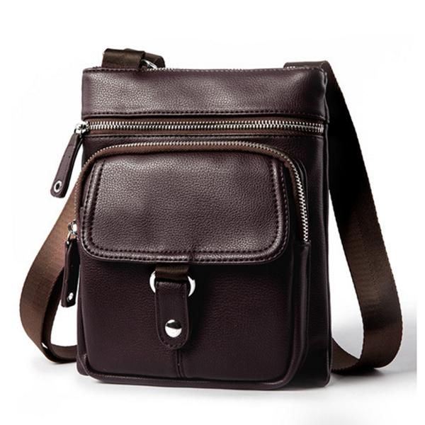 Miesten Vintage Business Casual Monikäyttöinen Crossbody Laukku