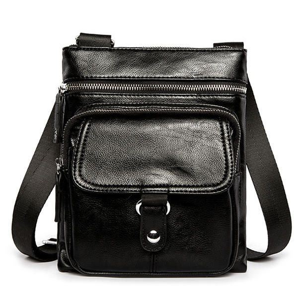 Miesten Vintage Business Casual Monikäyttöinen Crossbody Laukku