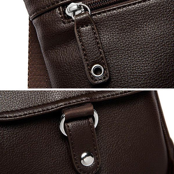 Miesten Vintage Business Casual Monikäyttöinen Crossbody Laukku