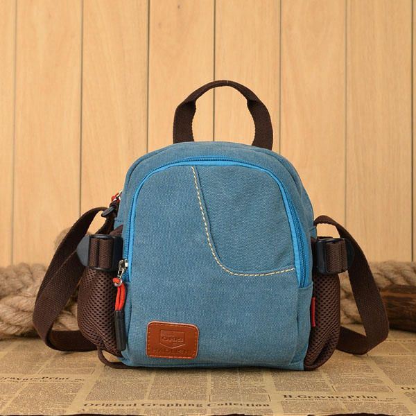 Naiset Miehet Casual Canvas Crossbody Laukut Kevyet Käsilaukut Ulkoilu Olkalaukut