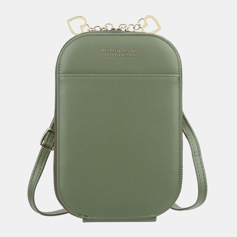 Naisten 4 Korttipaikkaa 6.5 Tuuman Puhelinlaukku Soikea Laukku Crossbody Bag