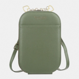 Naisten 4 Korttipaikkaa 6.5 Tuuman Puhelinlaukku Soikea Laukku Crossbody Bag