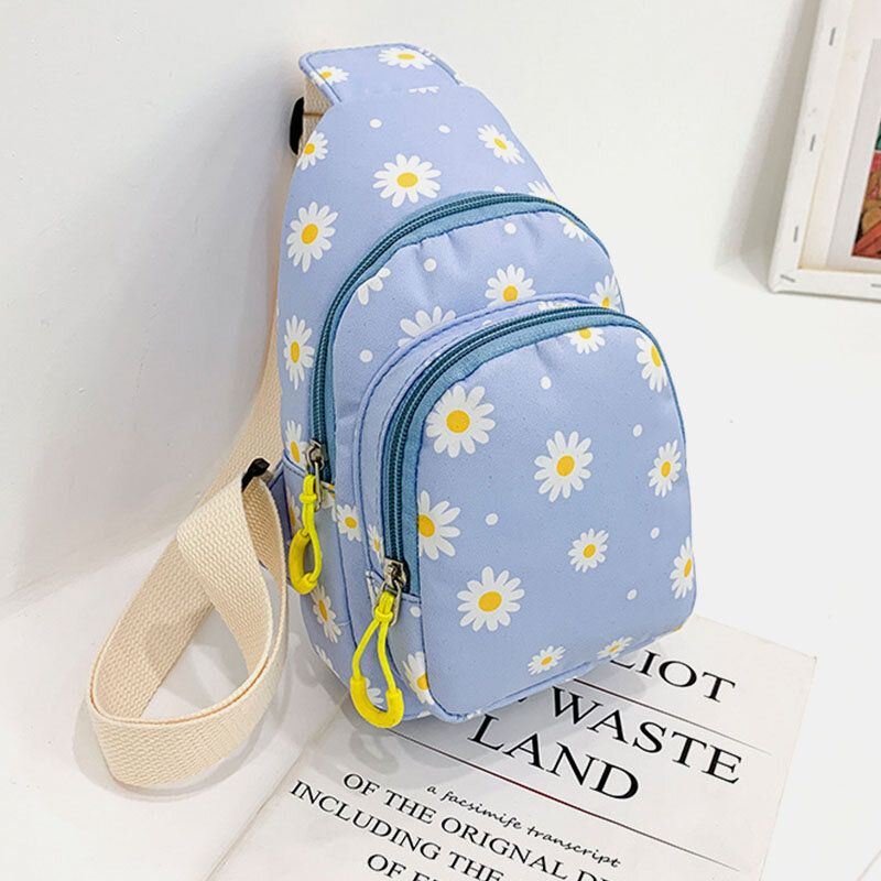 Naisten Daisy Printed Casual Rintalaukku Crossbody Laukku